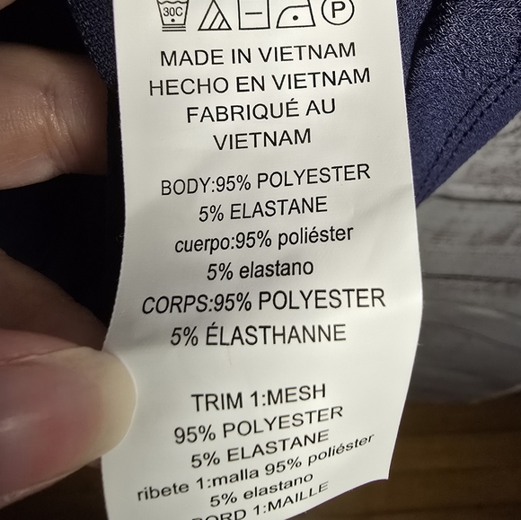 NWT Michael Kors Sleeveless Midi Eyelet Navy Blue Dress Size XS - Picture 5 of 5